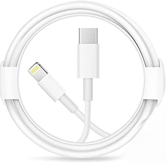 Cabo de carregador de iPhone Fast/Carga Rápida USB C Lightning Cabo ...