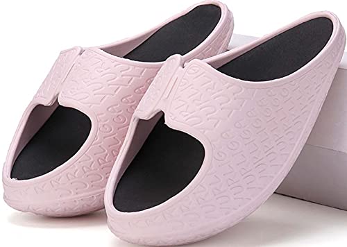 Femmes Jambe Minceur Pantoufles,Mise en Forme Étirement Soulager La Fatigue Sandales Sport,Équilibre du Corps Sports Pantoufles De Yoga,Correction des Jambes en O Et des Pouces Valgus 4,S(35-37) Cover