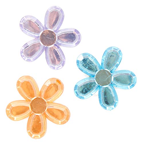 Baker Ross EK670 Self-Adhesive Acrylic Flower Jewels, for Kids Arts and Crafts Embellishments (Pack of 180), Assorted