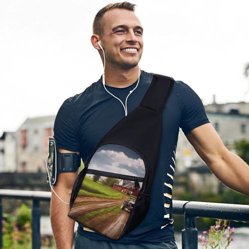 Bolso bandolera liviano para hiking y viaje unisex miniatura 2