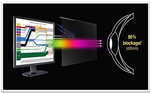 23-24 inch VizoBlueX Anti-Blue Light Filter for Computer Monitor. Blue Light Monitor Screen Protector Panel (21.5 x 13.0 inch). Blocks Blue Light 380 to 495 nm. Fits LCD, TV and PC, Mac Monitors - Thumbnail 6