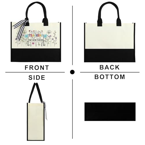 Women Canvas Tote Bag, Gifts for Her Birthday, Mother's Day, Valentine’s Day, Christmas, Thanksgiving or Retire Gift4