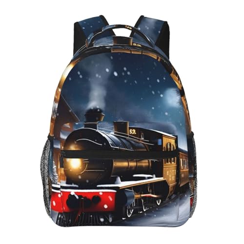 Sac à dos de voyage léger OdDdot imprimé artistique en toile noire taille unique