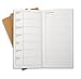 RICCO BELLO Weekly To Do List Calendar Travelers Notebook Journal Refill Inserts for Standard Size Travel Journals, 8.25 x 4.25 inches (Set of 3) 192 Pages