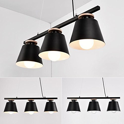 Suspension de restaurant moderne en bois pour table à manger - 5