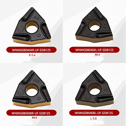Insertos para Torno, 10 Piezas Carburo 080404R UF miniatura 6
