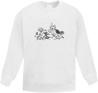 Azeeda 'Sea Life' Kid's Sweatshirt/Jumper (9-11 Years) (KW00080308)