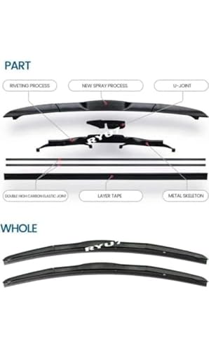 RYU7-Hybrid-Wiper-Blades-Front-With-Rear-Wiper-Blade-Set-Compatible-with-Maruti-Baleno-211912-Set-of-3 RYU7® Hybrid Wiper Blades Front With Rear Wiper Blade Set Compatible with Maruti Baleno 21"+19"+12" (Set of 3)
