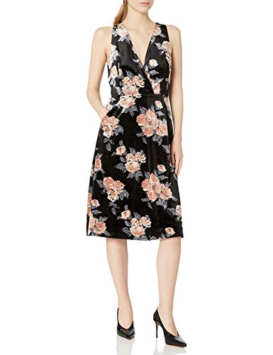 knee length dresses for ladies Mia Velvet Burnout Midi Dress