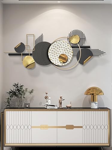 Ermofav Wall Art Decor Wall Art Framed Minimalist Abstract Geometric Wall Sculptures Decoration Large Size 59 × 20 Inch Wall Decor Aesthetic Bathroom Bedroom Living Room Kitchen Home Office Wall Hanging thumb #2