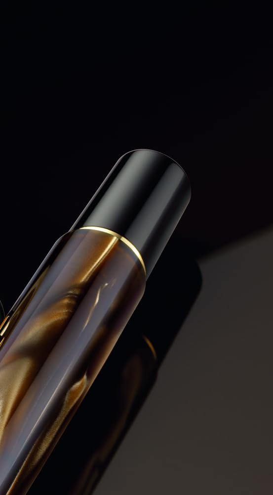 Amazon | Pelikan Tradition K200 ボールペン ブラウンマーブル 各1本