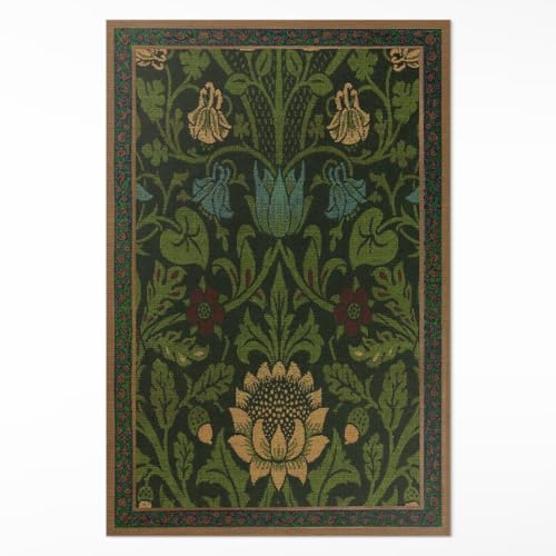 Tapis en vinyle style William Morris rectangle de qualité supérieure - 2