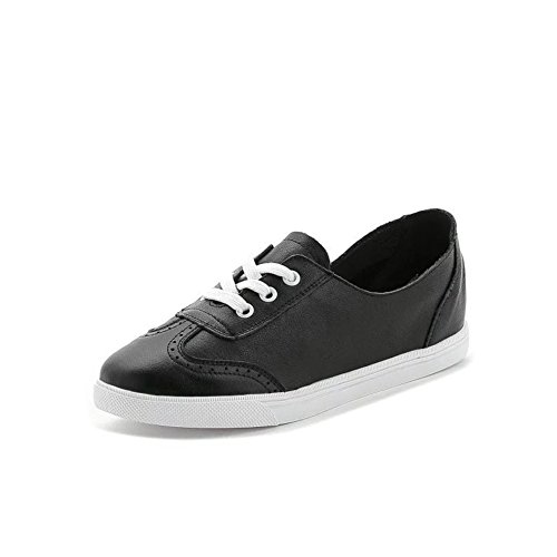 Espadrilles blanches à lacet et fond plat de style coréen pour étudiantes