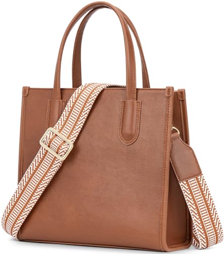 Peacocktion Purses and Handbags for Women Crossbody Top Handle Satchel Bags Tote Bag with Wide Strap for Ladies