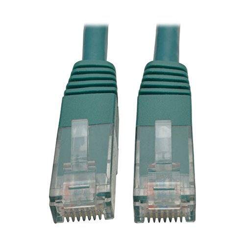 Câble RJ45 Cat6 550 MHz Gigabit Tripp Lite 10,7 m avec connecteurs moulés anti-accroc pour serveur