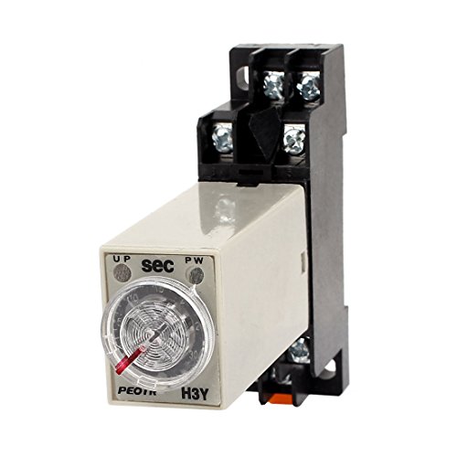 Aexit H3Y - 2 AC 110V DPDT 30S 8P�[�q�x���^�C�}�[���ԃ����[�t���\�P�b�g(H3Y-2 A�R 110 �� DPDT 30S sur bouton rotatif 8P Relais Bornes avec prise