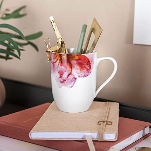 Taza de porcelana floral Villeroy & Boch Rose Garden 340 ml miniatura 2