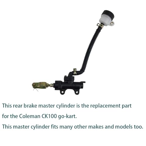 Image of QYMOTO CK100-S Master Cylinder Compatible with ColemanSK100 /CK100 /RTK 98cc 3.0HP Go Karts（Collocation Banjo Bolt）