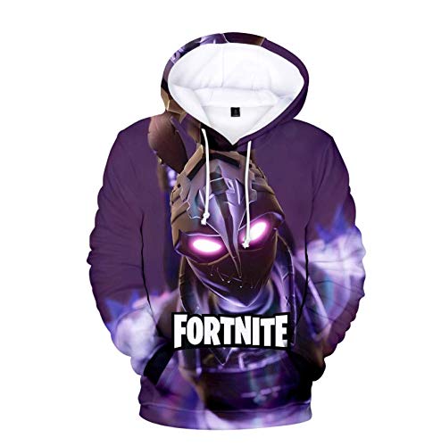 Seventh season fortnite plus velvet hooded sweatshirt casual loose pullover outerwear unisex XL