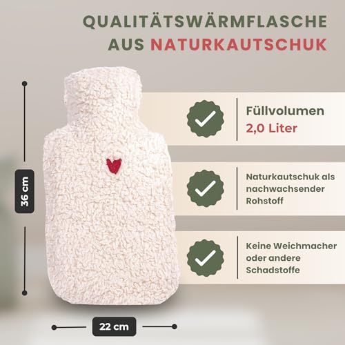 Bouillotte analgésique 2l kontor28 contre les douleurs et le stress