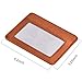 EASTNIGHTS Credit Card Holder Slim Wallet Leather Minimalist Wallet with ID Window (brown)