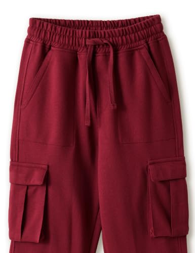 Image of Amazon Brand - Symbol Kids Boys Cotton Blend Solid Cargo Track Pant
