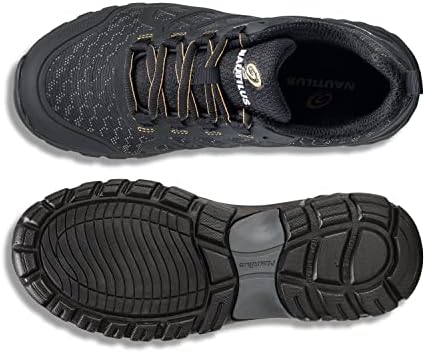 Nautilus Stratus Women's Athletic Work Shoe by FSI: Oil and Slip Resistant, Steel Safety Toe, Ultra Lightweight, N1961-Black, Size 7 Wide Width | Image 2