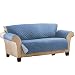 Reversible Quilted Furniture Cover, Dark Blue/Light, Sofa