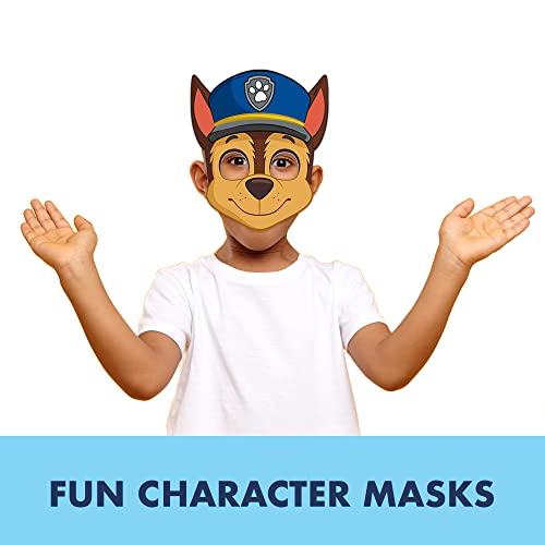 Unique Paw Patrol Birthday Decorations | Paw Patrol Party Supplies | With Paw Patrol Tablecloth, Paw Patrol Plates, Napkins, Character Masks, Forks, Button | Serves 16 Guests #TOP4