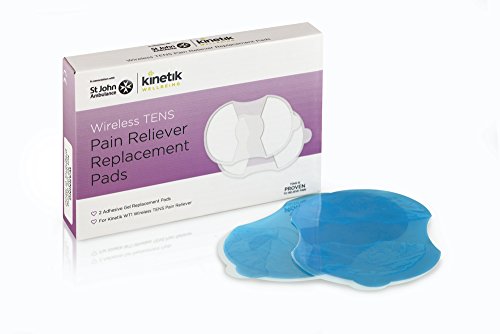 Kinetik Wellbeing Almohadillas de repuesto inalámbricas TENS (paquete de 4) - en asociación con St John Ambulance Cover