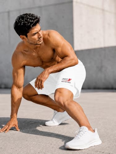 Image of Men's 2-in-1 Dual Layer Workout Shorts with Compression Liner, Phone Pocket, Quick-Dry Athletic Running Shorts for Gym, Training, Sports & Fitness