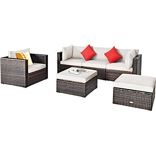 Tangkula 6 PCS Patio Set