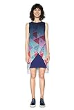  DESIGUAL FEMME ROBE COURTE VEST OTON 18SWVWC2 36 (xs) bleu