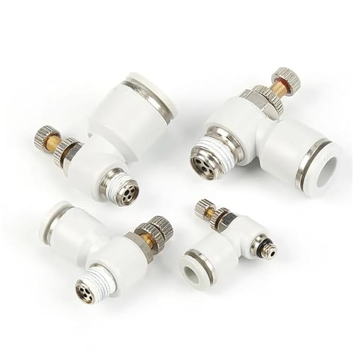 Raccord contrôleur de vitesse pneumatique 6 mm à flux constant - 4