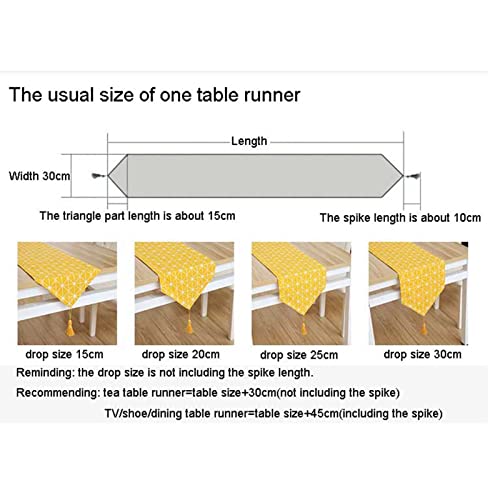 Chemin de table en bambou de qualité supérieure et design à rayures - 7