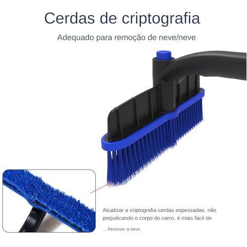 Escova de neve raspadora de, removedor de neve para carros | Escova raspadora de neve removível de i