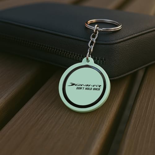 Image of Mi Glow Store Glow in Dark Keychain for Bike Men | Gift for Man | Bike Accessories | Charges in Light Glows in Dark | Key chain for Bike