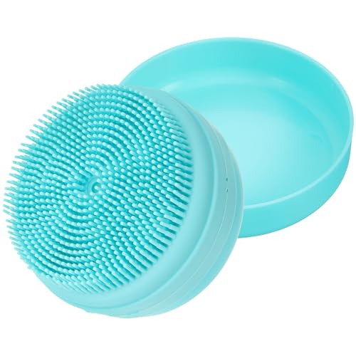 Gatuida Cepillo de Silicona para Baño Cerdas Suaves y Diseño Ergonómico para Masaje Corporal y Limpieza Cuerda