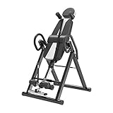 [Material y ergonómico] - Hadea tabla de inversión utilización de alta calidad de los materiales que se destacan en la competición de equipos de inversión, alta espuma de la memoria se clasificó para el respaldo, diseño ergonómico encaja completamente su cureve cintura, liberar la presión, sistema de equilibrio tura para facilitar la inversión con ergonómicoy reversibleankle sistema de sujeción.