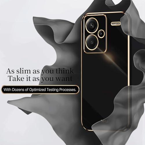 YUECXIN Case for Xiaomi Redmi Note 13 Pro+ Plus 5G, Ultra Thin Luxurious Bling Soft Premium TPU Bumper Silicone Elegant Cover - Image 2