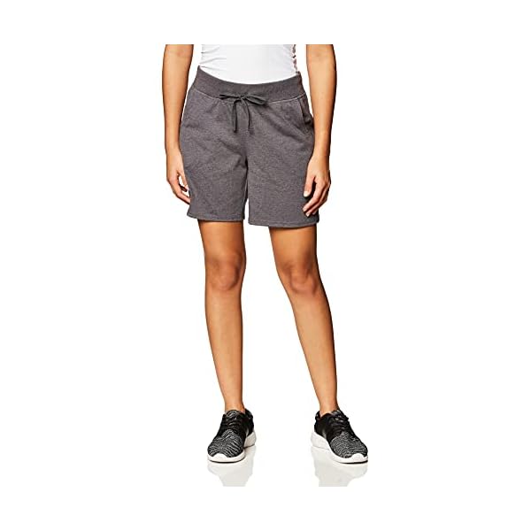 Hanes Women’s Jersey Pocket Shorts, Drawstring Cotton Jersey Shorts, 7″ Inseam