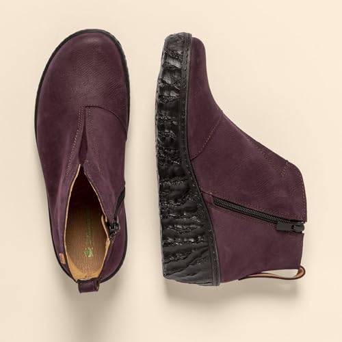 El Naturalista Para Mujer. 2516811MO005_091 Botines De Piel N5168 Granate (42), 5 A 8Cm, Cremallera, Casual - 8
