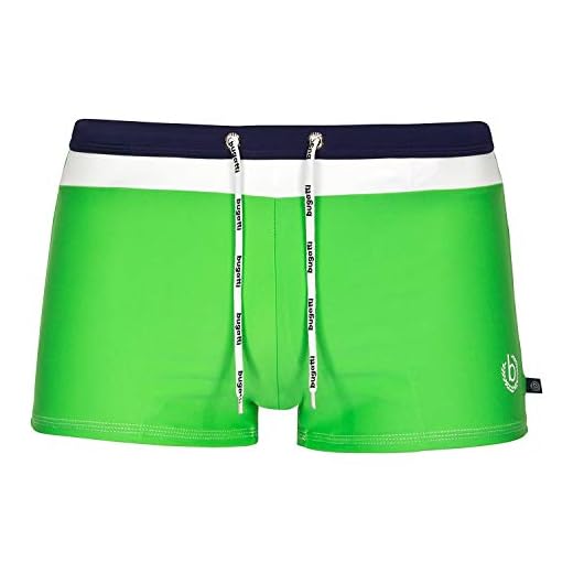 Ladeheid Herren Badehose Badeshorts Beachshorts Schwimmhose LA40-129 (Hellgrün, 4X-Large) 5 bugatti® - Herren Badehose / Badepants in grün, Größe L(Herstellergröße: 6)