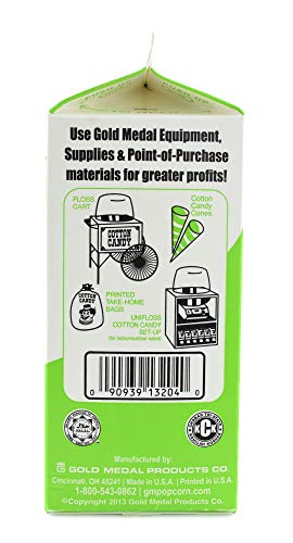 Image of Gold Medal 3204 Lime Flossugar, 3.25 lb Carton