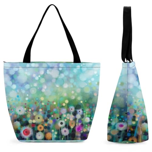 Sac à bandoulière fleurs aquarelle idéal pour vos voyages et le shopping