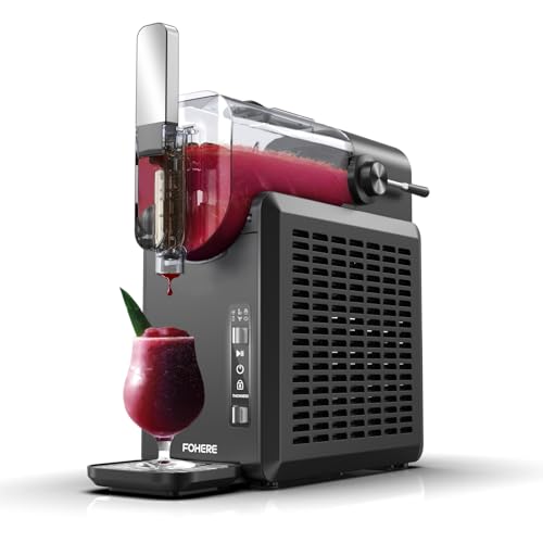2L Slush Maschine für zu Hause, 5-in-1 Slushie Maschine mit 5 Einstellungen für Slush, Cocktail, Frappé, Milchshake, Wei...