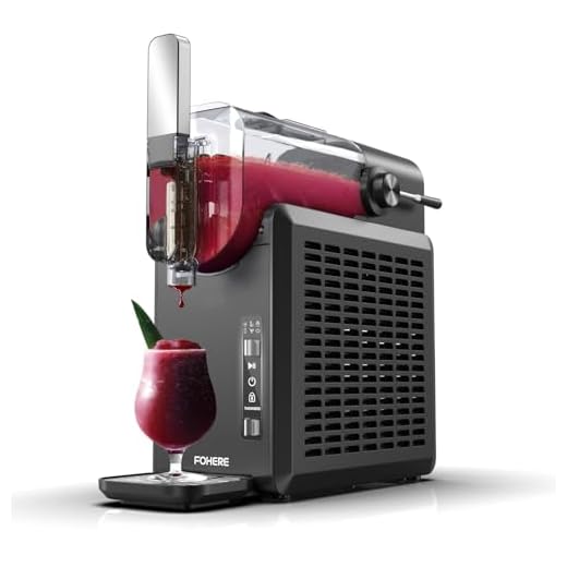 2L Slush Maschine für zu Hause, 5-in-1 Slushie Maschine mit 5 Einstellungen für Slush, Cocktail, Frappé, Milchshake, Wein, Kommerziell Eiswürfelmaschine, Quickfreeze-Technology, 24 Stunden