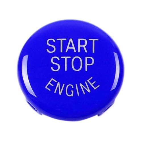 Autocollant bouton de démarrage voiture bleu pour revitaliser votre habitacle au quotidien