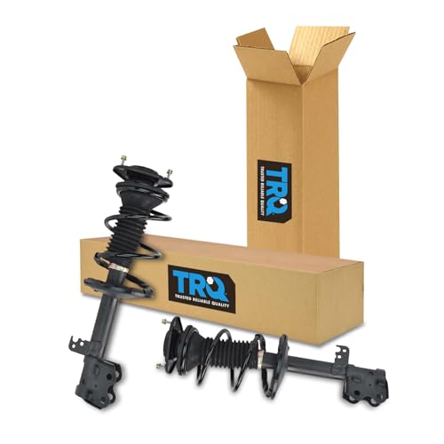 Image of TRQ Front Driver and Passenger Side Strut and Spring Assembly Set Loaded | TRQ Front Driver and Passenger Side Strut and Spring Assembly Set Loaded