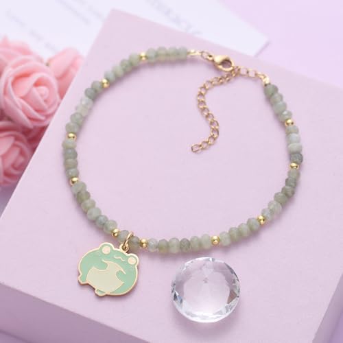 Frog Natural Stone Bracelets Gifts For Friends Women Sister Friendship Funny Gifts4